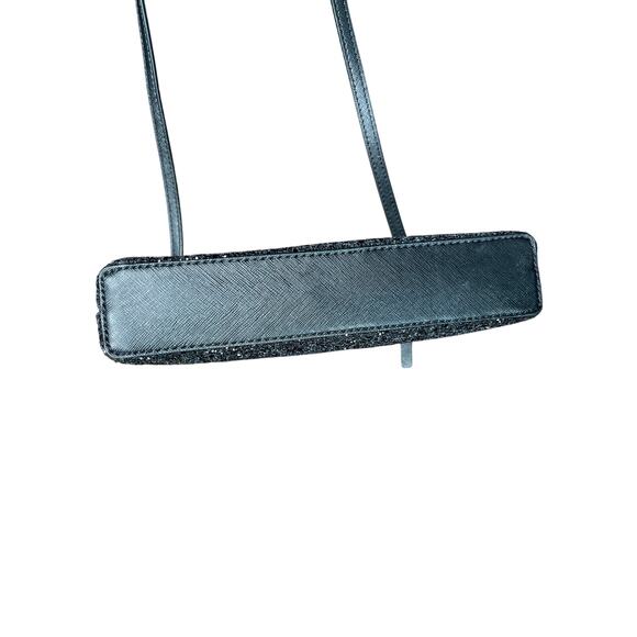 Kate Spade Greta Court Ramey black sparkle Crossbody purse - Picture 5 of 7